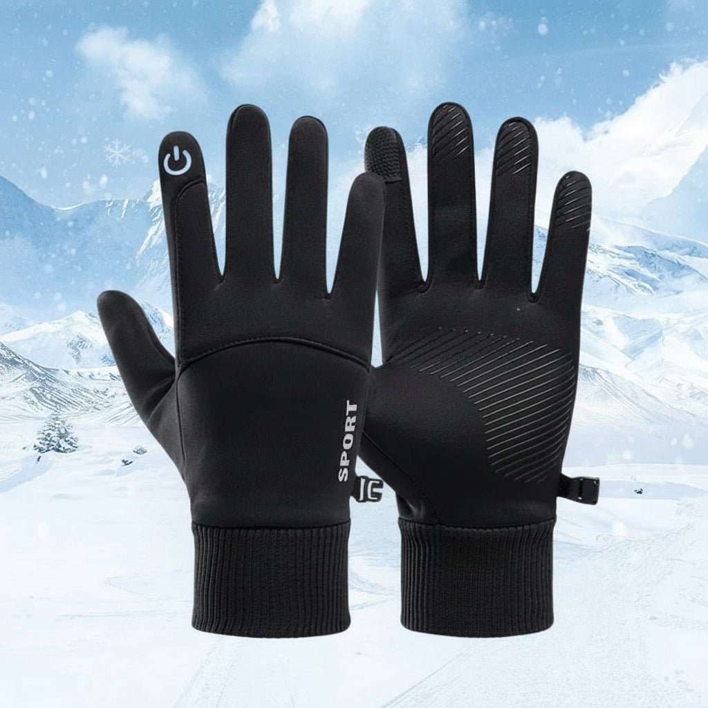 WINTERTACT – Full Finger Waterproof Touch Screen Fleece Gloves for Winter Sports 0