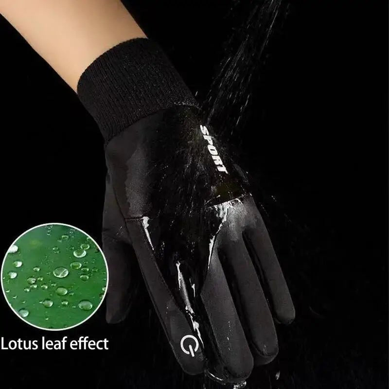 WINTERTACT – Full Finger Waterproof Touch Screen Fleece Gloves for Winter Sports 5