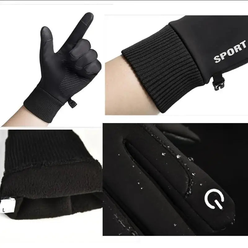 WINTERTACT – Full Finger Waterproof Touch Screen Fleece Gloves for Winter Sports 6
