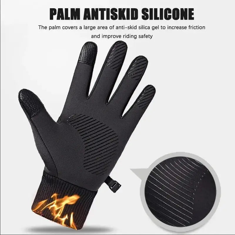 WINTERTACT – Full Finger Waterproof Touch Screen Fleece Gloves for Winter Sports 4