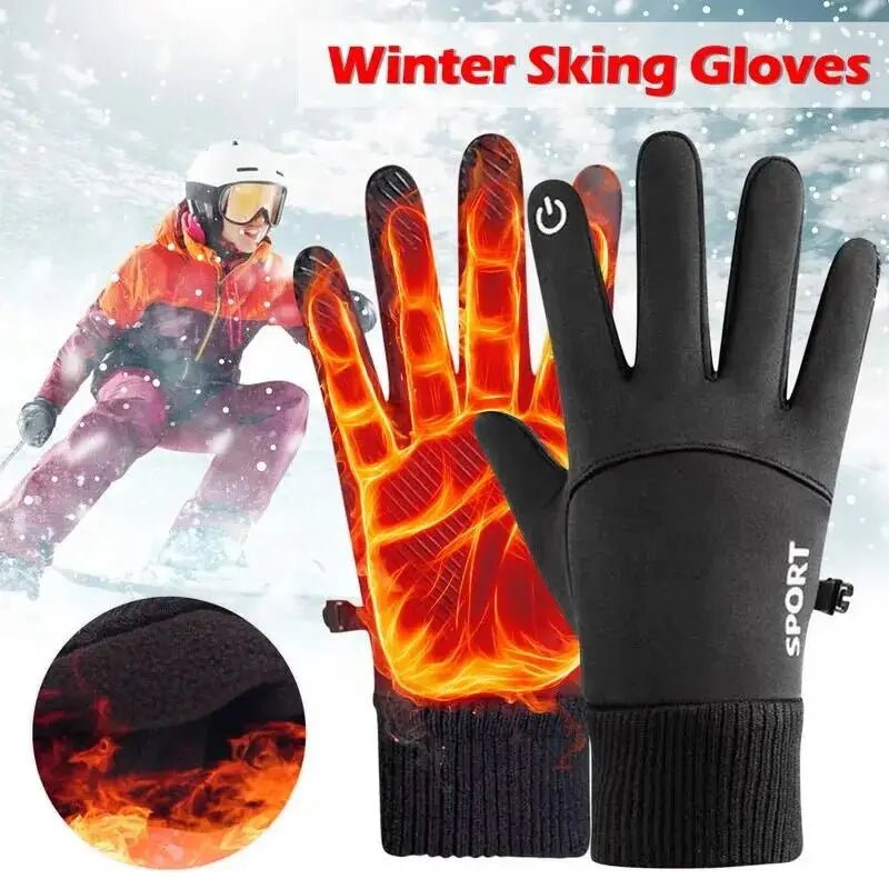 WINTERTACT – Full Finger Waterproof Touch Screen Fleece Gloves for Winter Sports 3