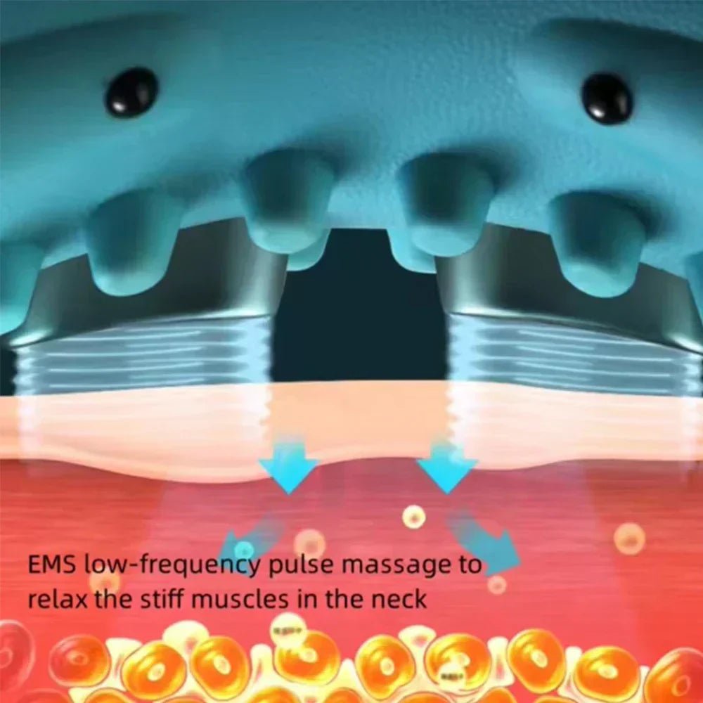  Flex see neck massage device - EMS technology for pain relief & relaxation-5