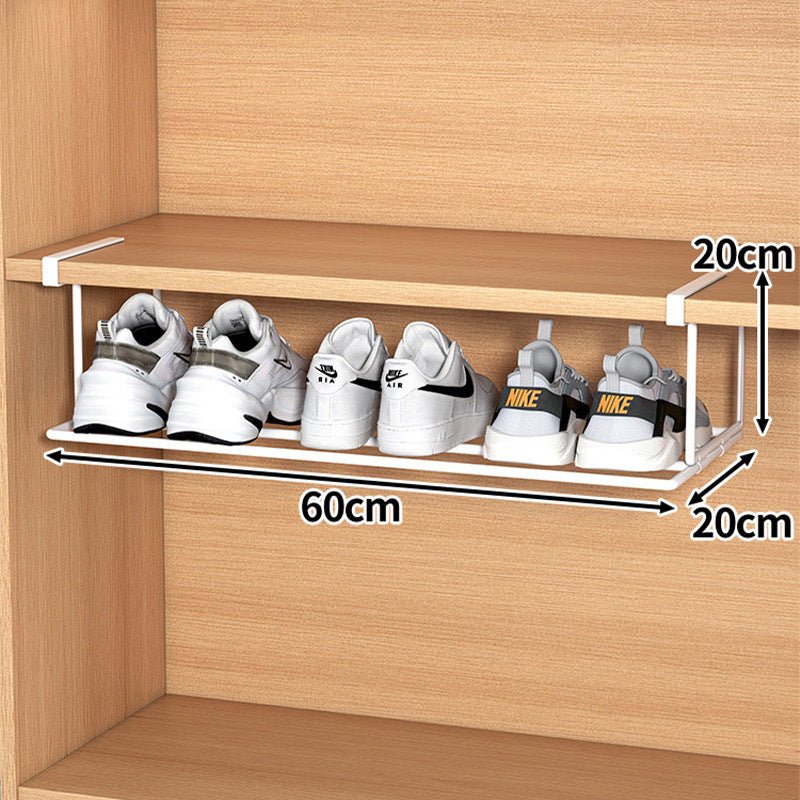 FlexFit Shelf Extension – Adjustable Shoe Cabinet Organizer – Space-Saving Storage Solution – No-Tool Assembly – Fits 40–65 cm