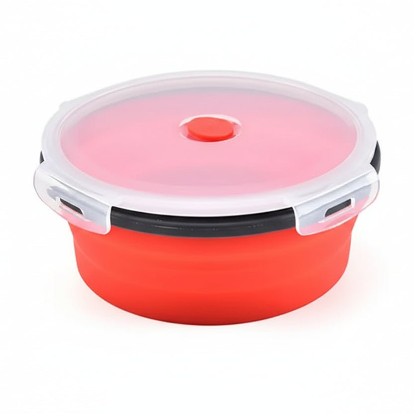 BENTOFLEX – Collapsible Silicone Bento Lunch Box Set, Portable Food Container with Leak-Proof Lid 6