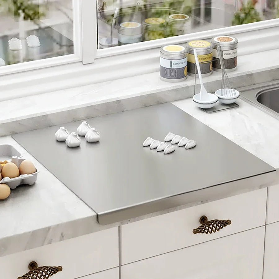 FlexiBoard – Planche à découper pliable en forme de L pour fruits, légumes et pâte
