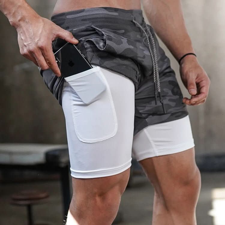 FORCECAMO – Short de sport camouflage pour homme avec confort et flexibilité