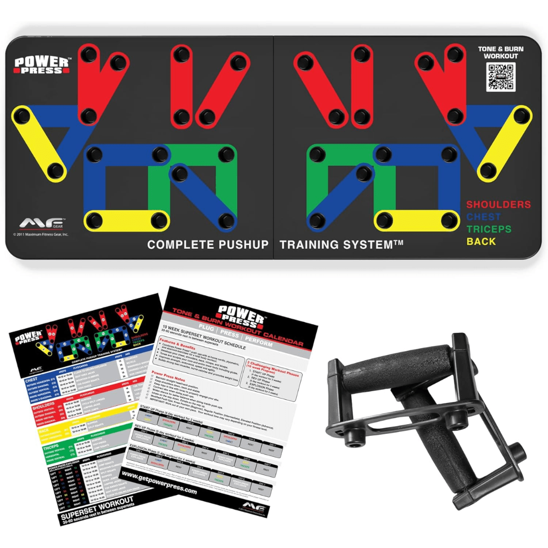  Flexifit-foldable push-up training board with 30 color-coded positions-2