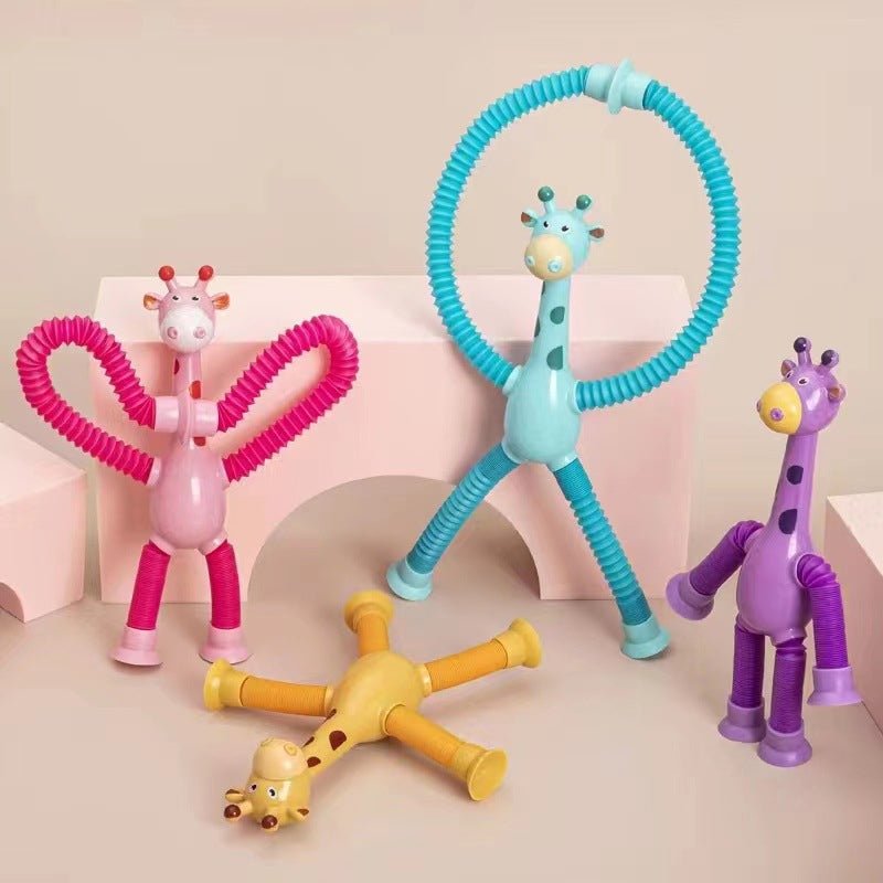 Flexigiraffe - Giocattolo flessibile da allungare e piegare per bambini - Abilità motorie e gioco creativo