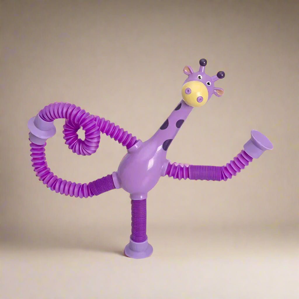 Flexigiraffe - Flexibel rekken en buigen speelgoed voor kinderen - Motorische vaardigheden en creatief spelen