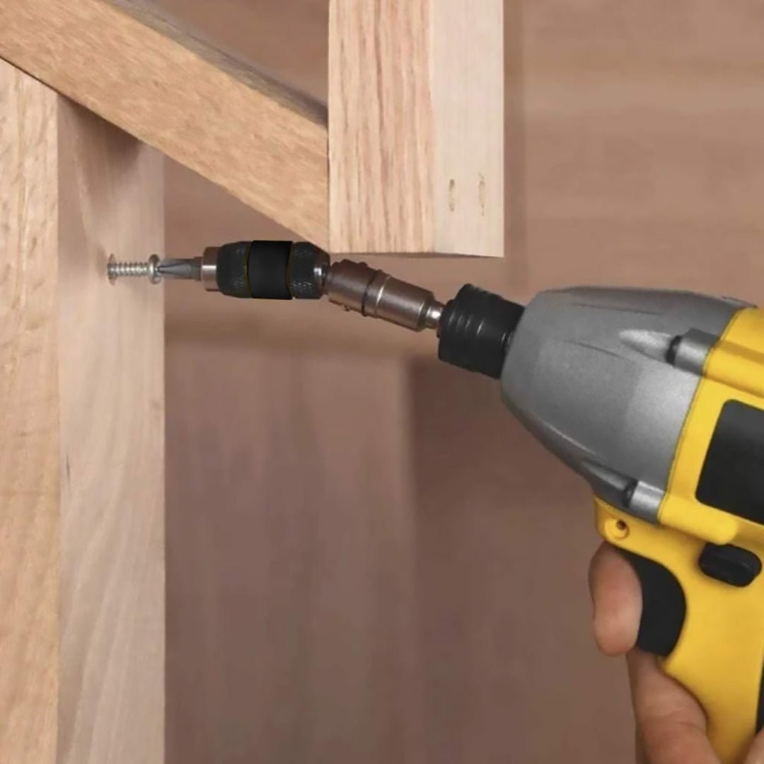 Magnetic Bit Holder with 180° Rotating Head for Tight Spaces – Universal Drill Accessory with 20° Bending Capability-3