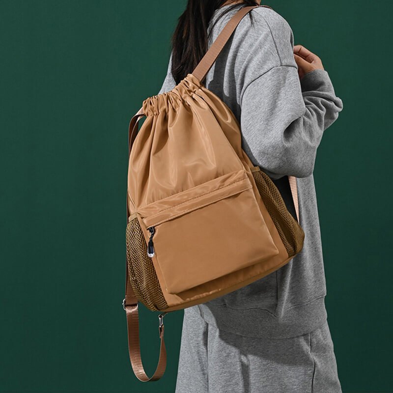 FlexiPack – Zaino resistente con coulisse e scomparto per scarpe