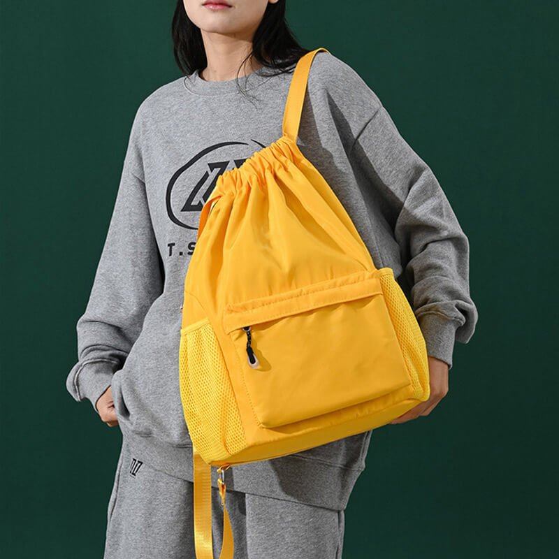 FlexiPack – Zaino resistente con coulisse e scomparto per scarpe