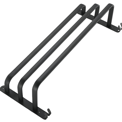FlexRack – Wall-Mounted Aluminum Bathroom Shelf with 3 Crossbars