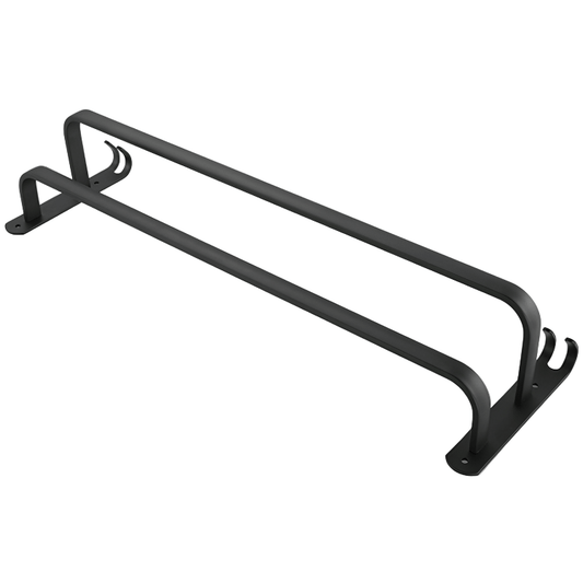 FlexRack – Wall-Mounted Aluminum Bathroom Shelf with 3 Crossbars