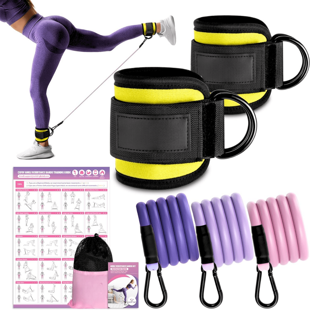  Resistance tapes for effective hip and buttocks - durable latex, customizable fit-3