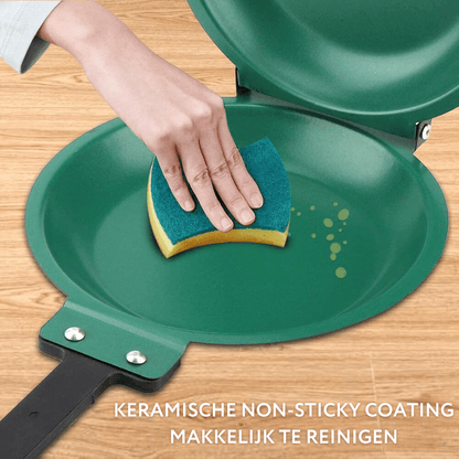 Multifunctional cast iron pan with non -stick coating - ideal for pancakes, French toast and eggs 3