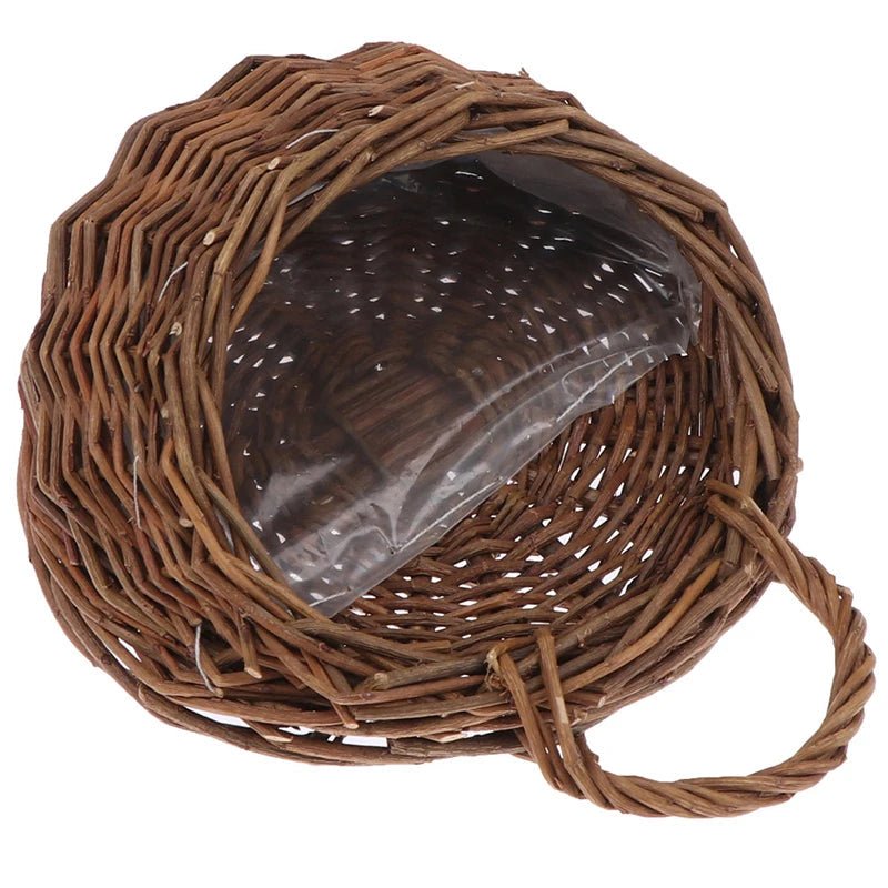 Elegant Wicker Flower Planter Basket - Durable Decorative Storage for Home & Garden 9