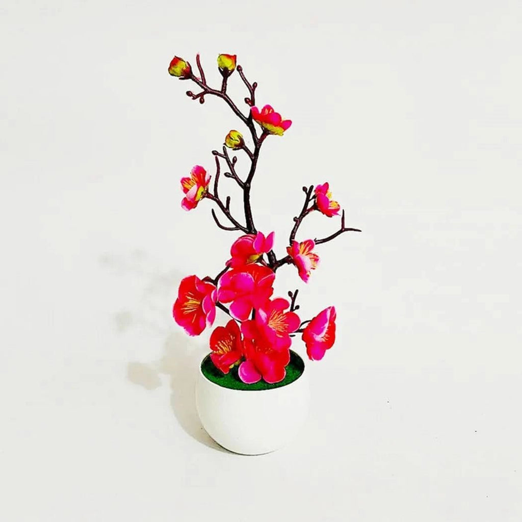 FLORAPLUM – Elegant Artificial Plum Blossom Flowers for Lifelike Decor