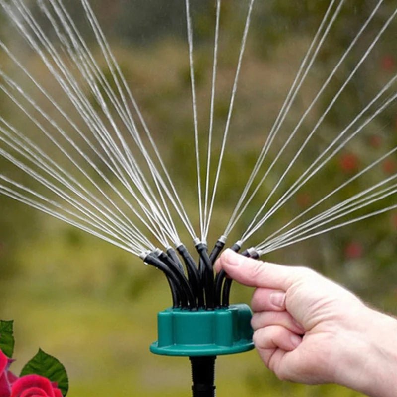 FLOWCIRCLE – Automatic 360-Degree Multi-Head Sprinkler for Full Garden Coverage 1