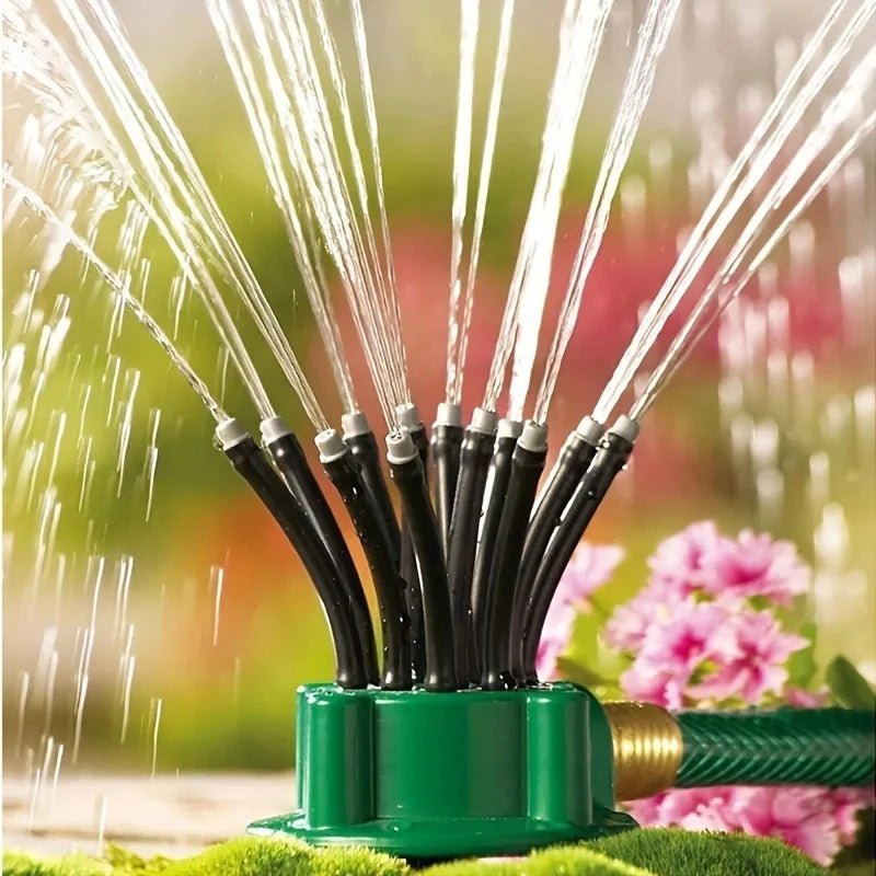 FLOWCIRCLE – Automatic 360-Degree Multi-Head Sprinkler for Full Garden Coverage 0