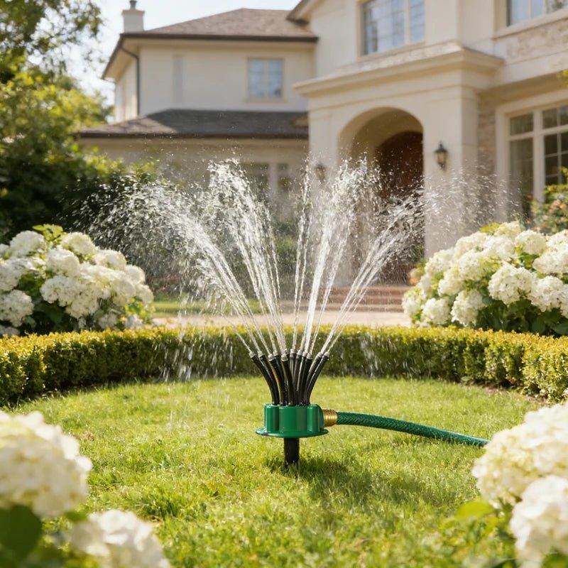 FLOWCIRCLE – Automatic 360-Degree Multi-Head Sprinkler for Full Garden Coverage 4