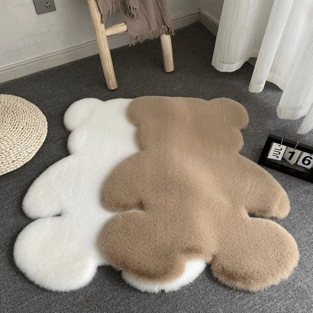 KIDDYCLOUD – Plush Cartoon Floor Mat for Bedroom Comfort 6