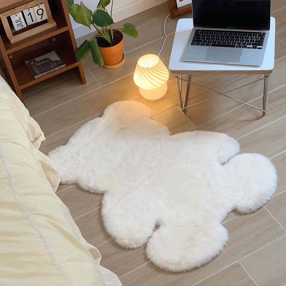 KIDDYCLOUD – Plush Cartoon Floor Mat for Bedroom Comfort 5