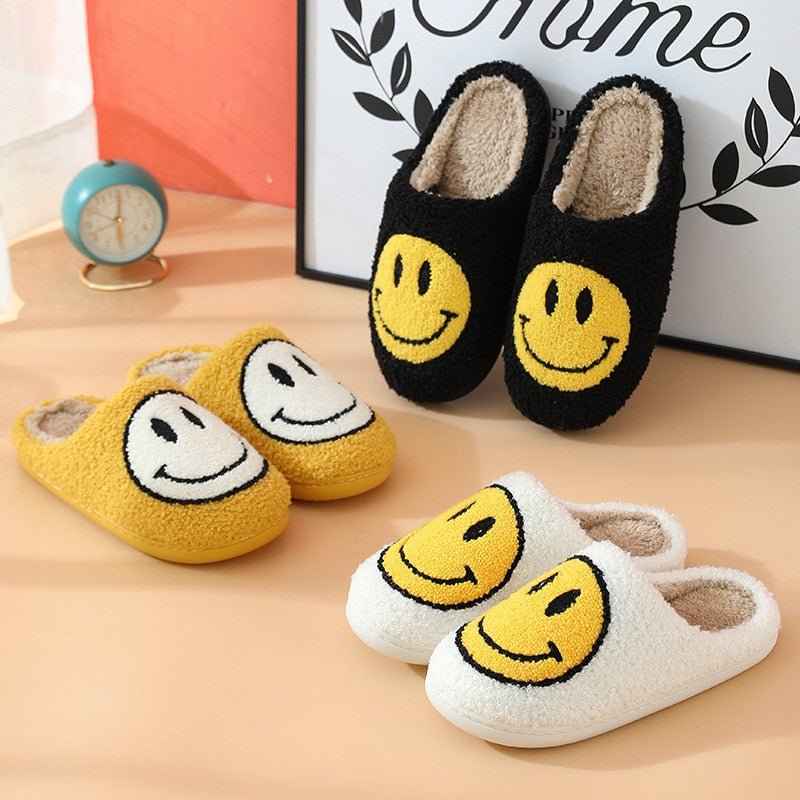  Fluffysmile - comfortable slippers women with silicone sole for warm feet-3