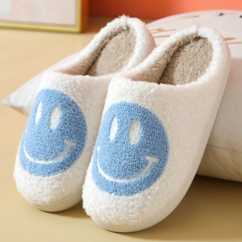  Fluffysmile - comfortable slippers women with silicone sole for warm feet-4