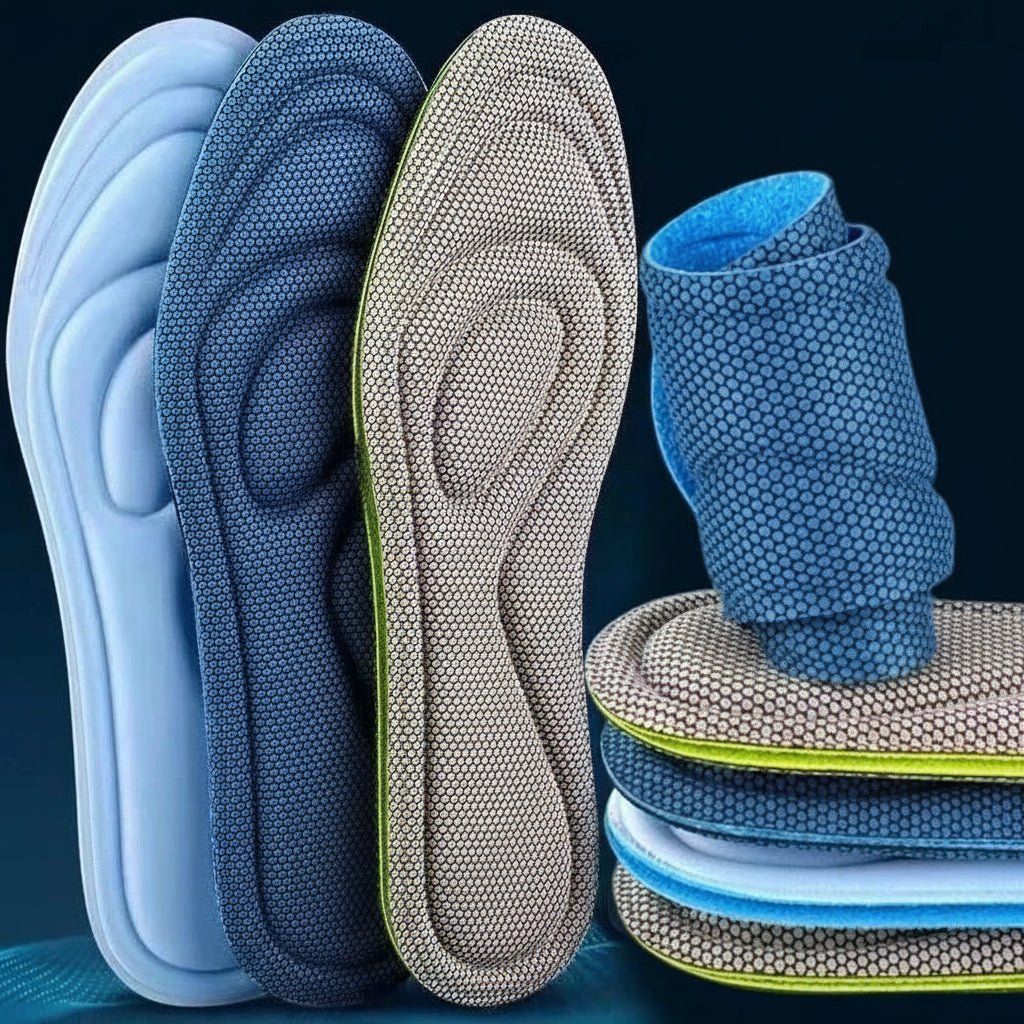 FOAMCARE – Memory Foam Orthopedic Insoles with Sweat Absorption & Odor Control