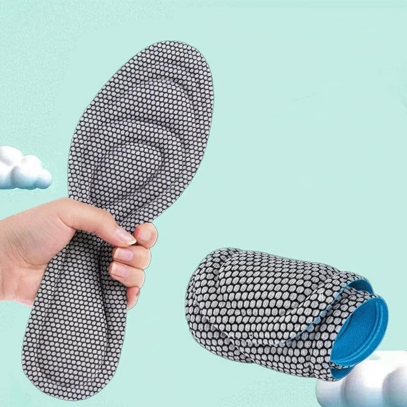 FOAMCARE – Memory Foam Orthopedic Insoles with Sweat Absorption & Odor Control