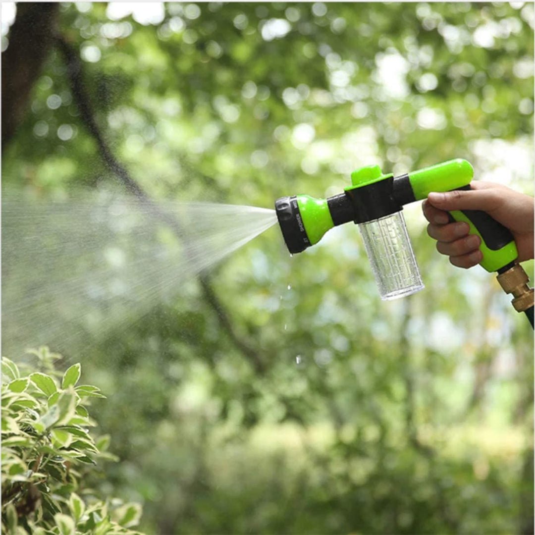 Multi-Mode Foam Gun Nozzle with 100ml Reservoir – 8 Spray Settings for Garden Hose, High-Pressure Cleaning Up to 10 Meters-5