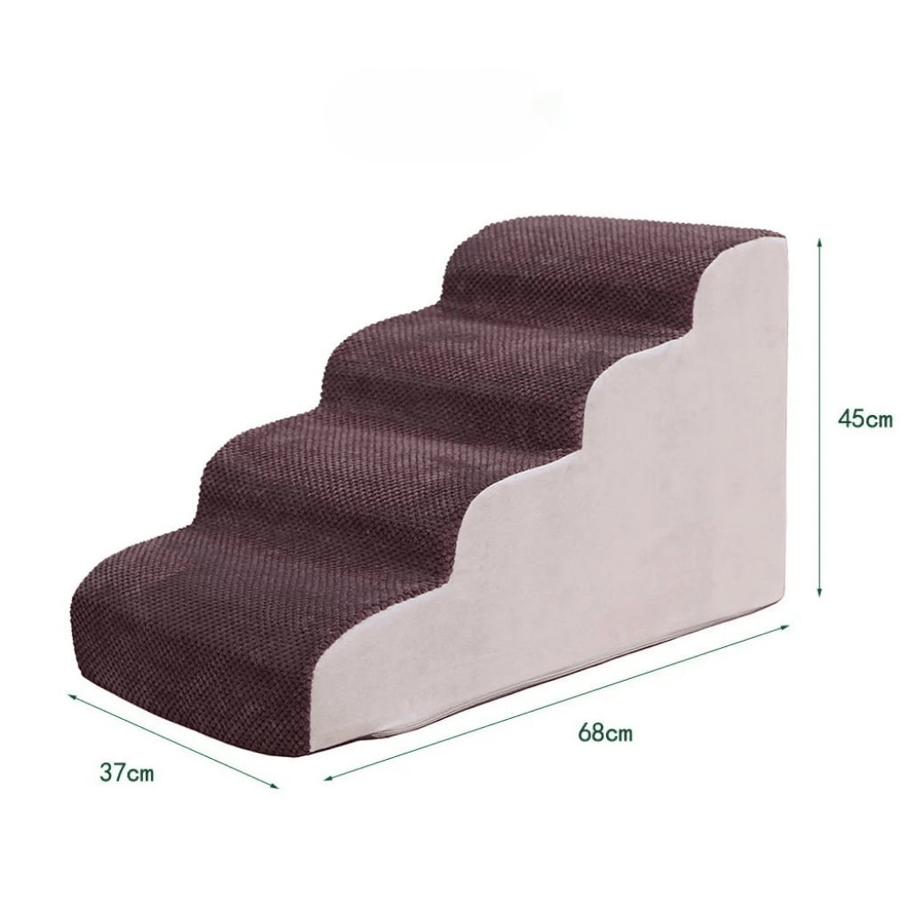 FOAMWAY – High-Density Foam Pet Stairs for Dogs with Non-Slip Base