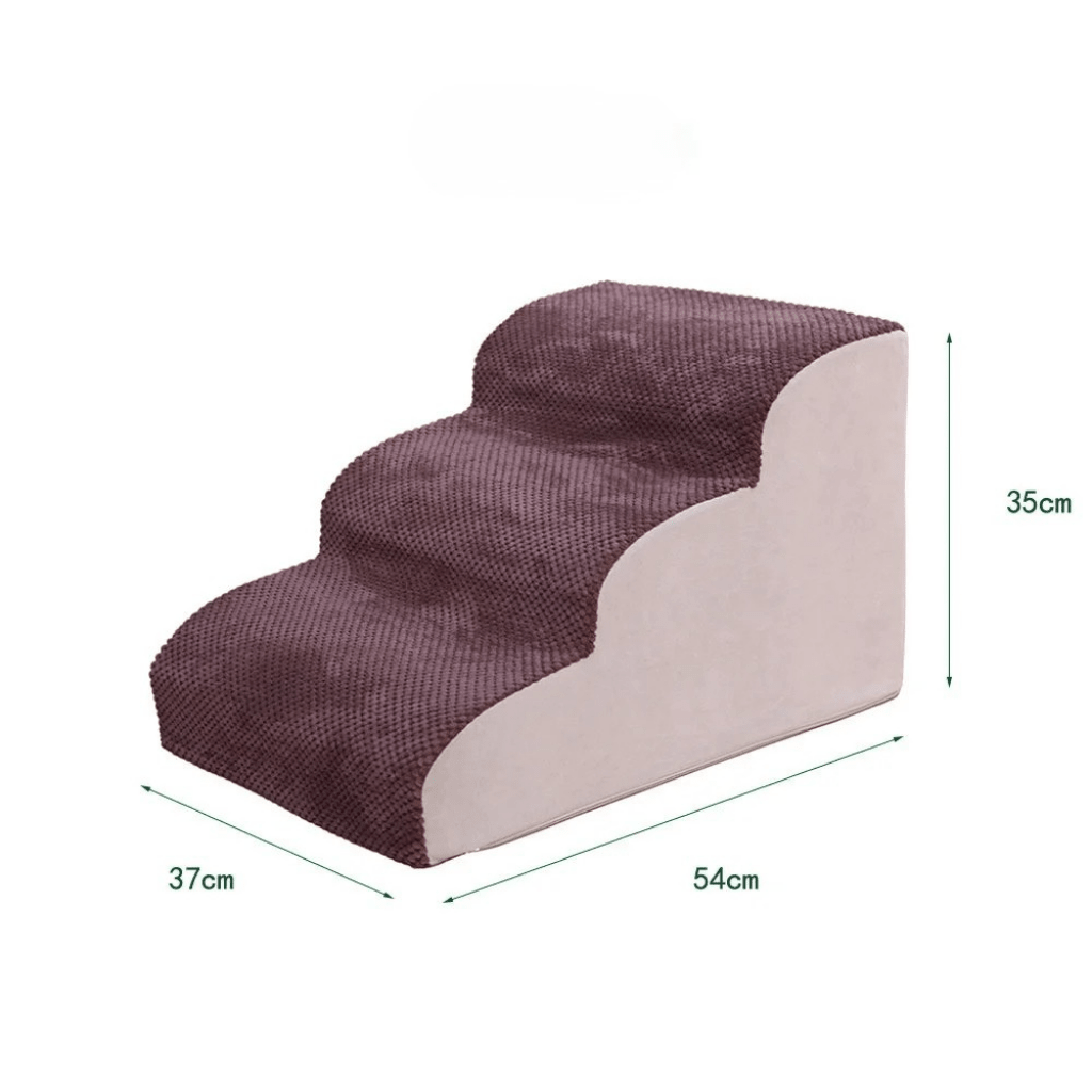 FOAMWAY – High-Density Foam Pet Stairs for Dogs with Non-Slip Base