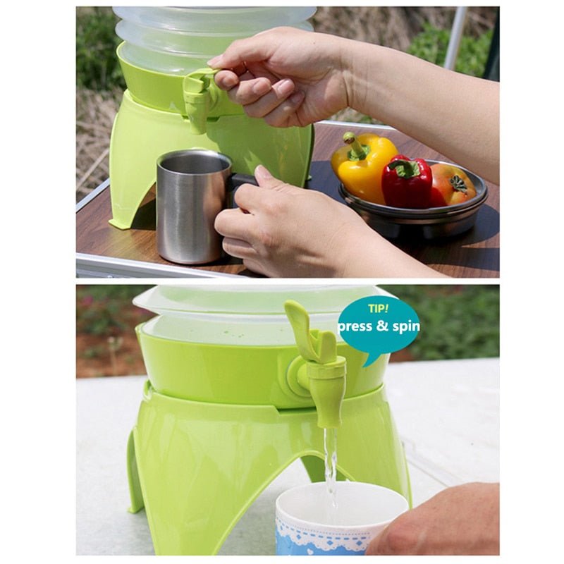 Foldable Water Container – 5.5L Portable BPA-Free Reservoir for Camping and Outdoor Activities-4