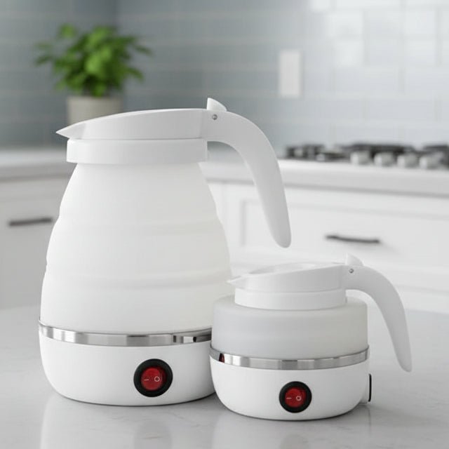 MINIHEAT - Compact 0.6L Portable Electric Kettle with Folding Design 0
