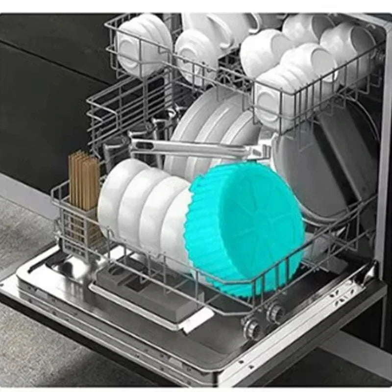 FOLDICOOK – Teglia Pieghevole in Silicone per Friggitrice ad Aria con Resistenza ad Alte Temperature