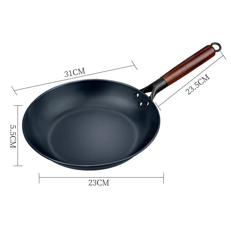 ForgeVerra Premium Cast Iron Skillet | Non-stick cast iron frying pan for healthy, even cooking