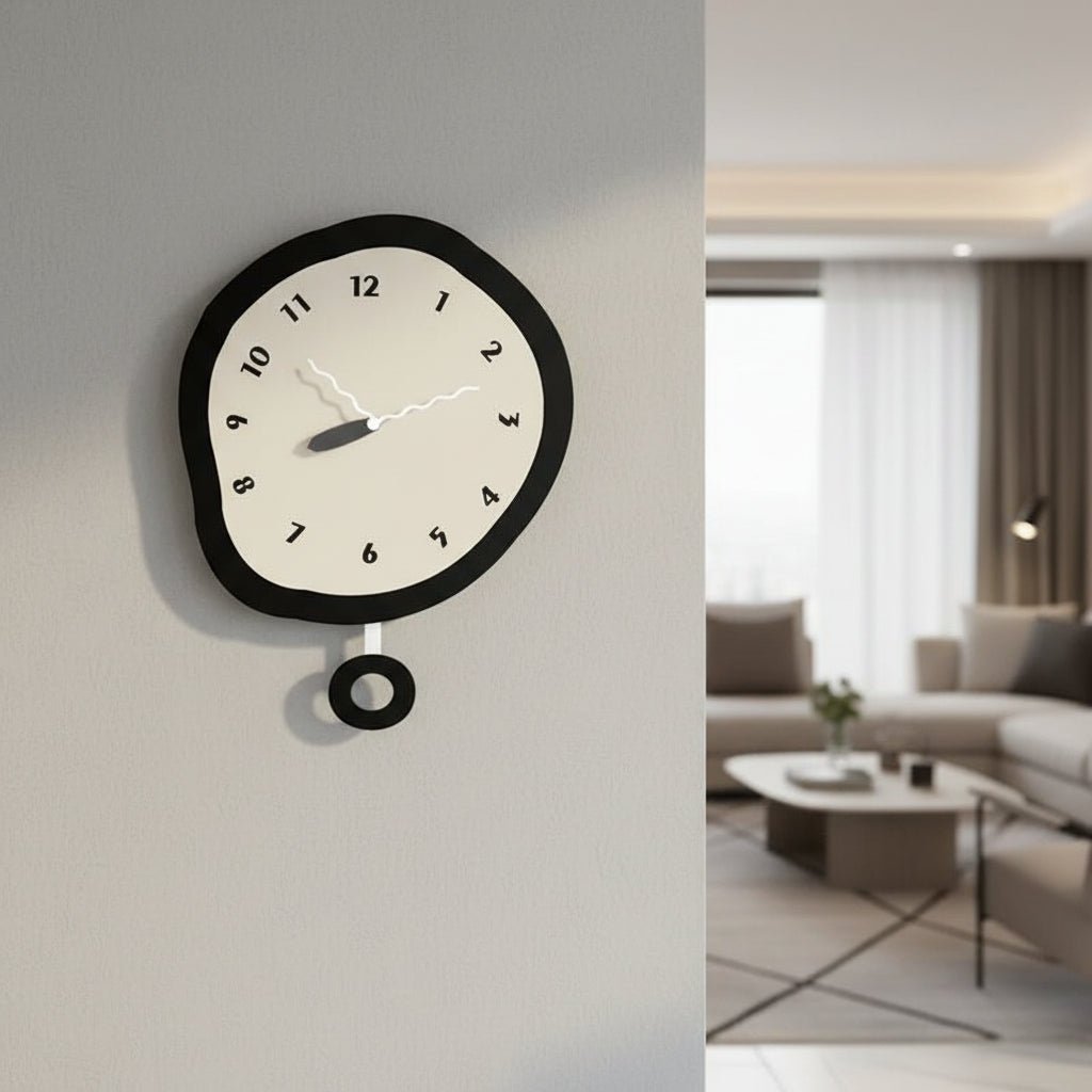 IRREGULUX – Irregular Wall Clock with Silent Movement 0