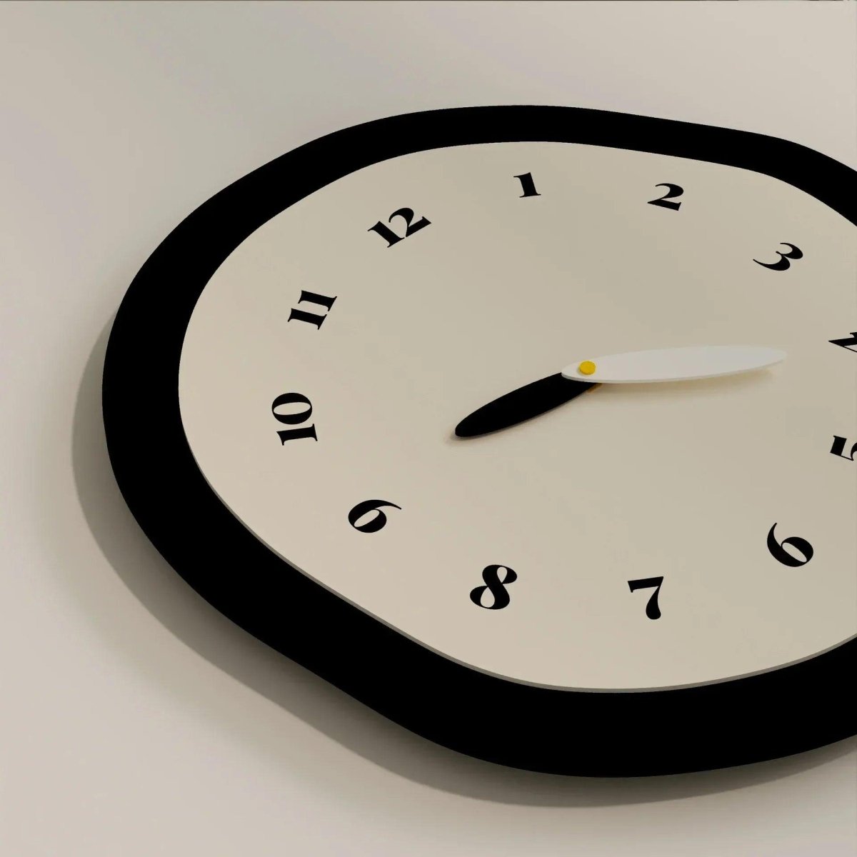 IRREGULUX – Irregular Wall Clock with Silent Movement 3