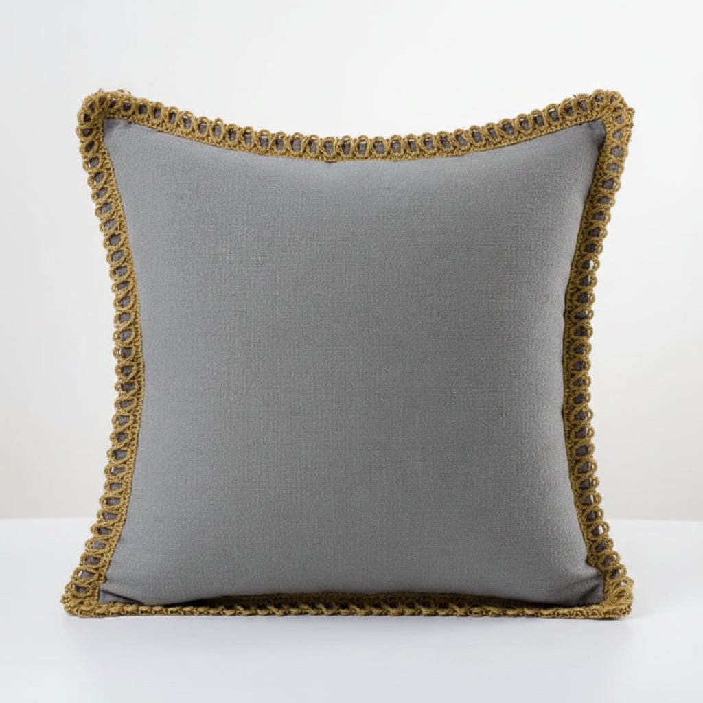 Elegant French Style Throw Pillow - Vibrant Multi-Colored Luxury Cushion 45x45 cm 15