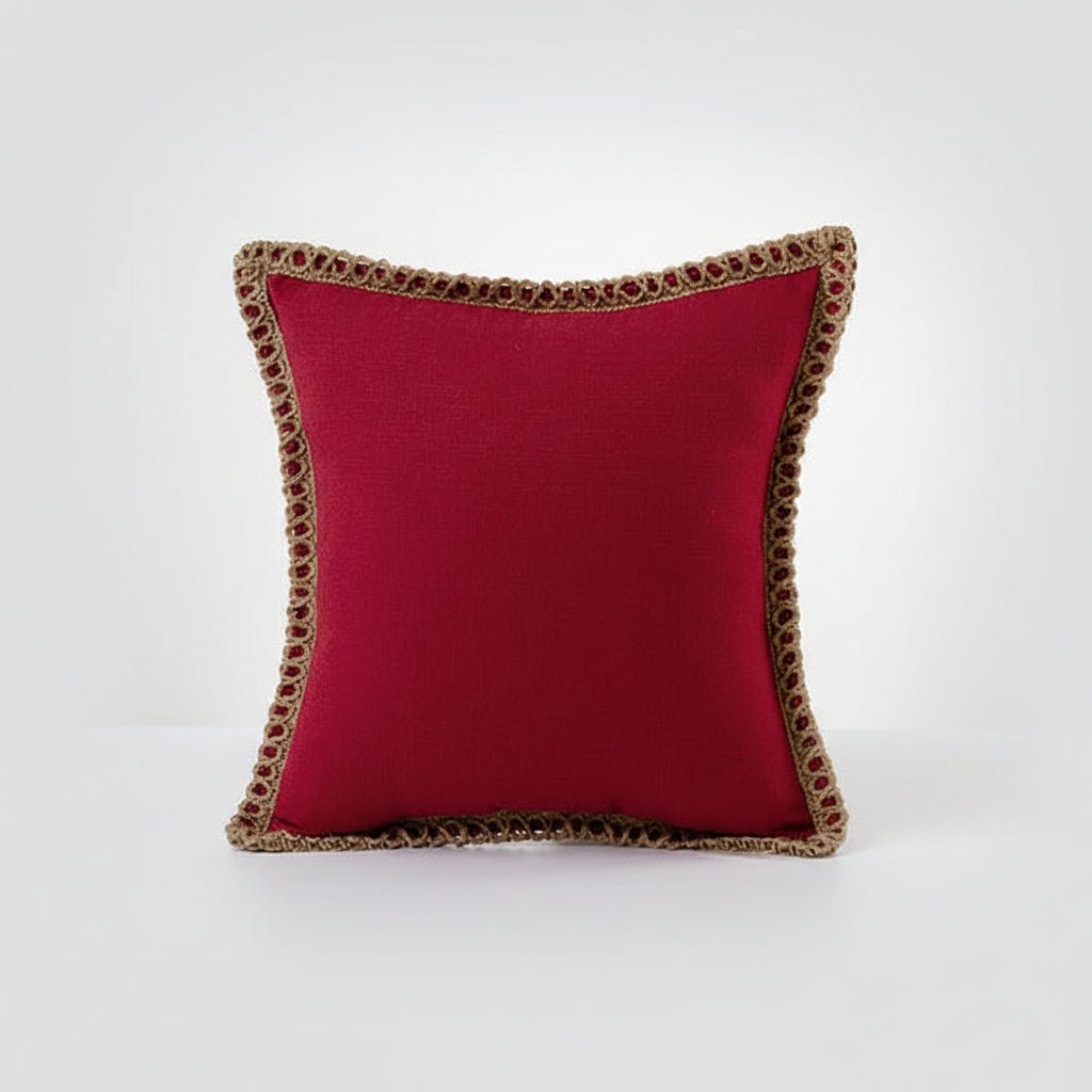 Elegant French Style Throw Pillow - Vibrant Multi-Colored Luxury Cushion 45x45 cm 10