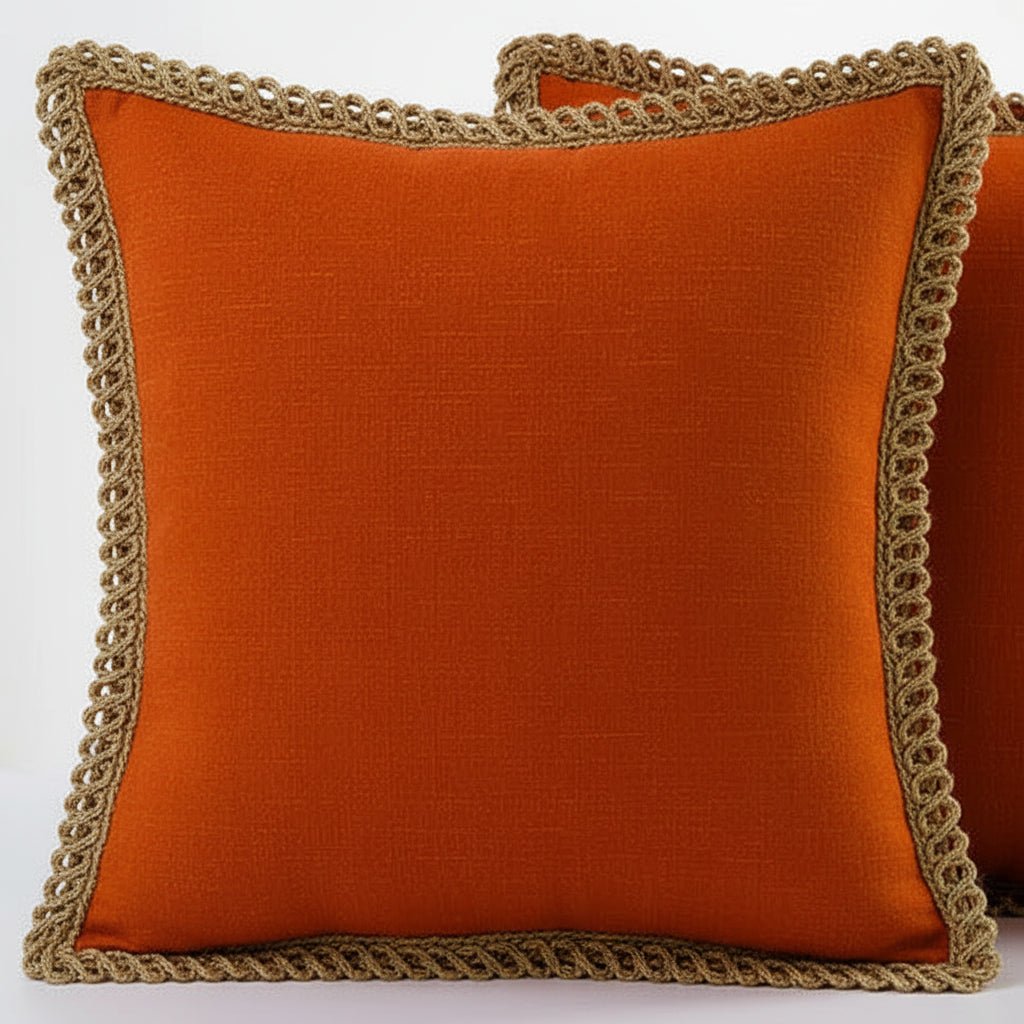Elegant French Style Throw Pillow - Vibrant Multi-Colored Luxury Cushion 45x45 cm 12