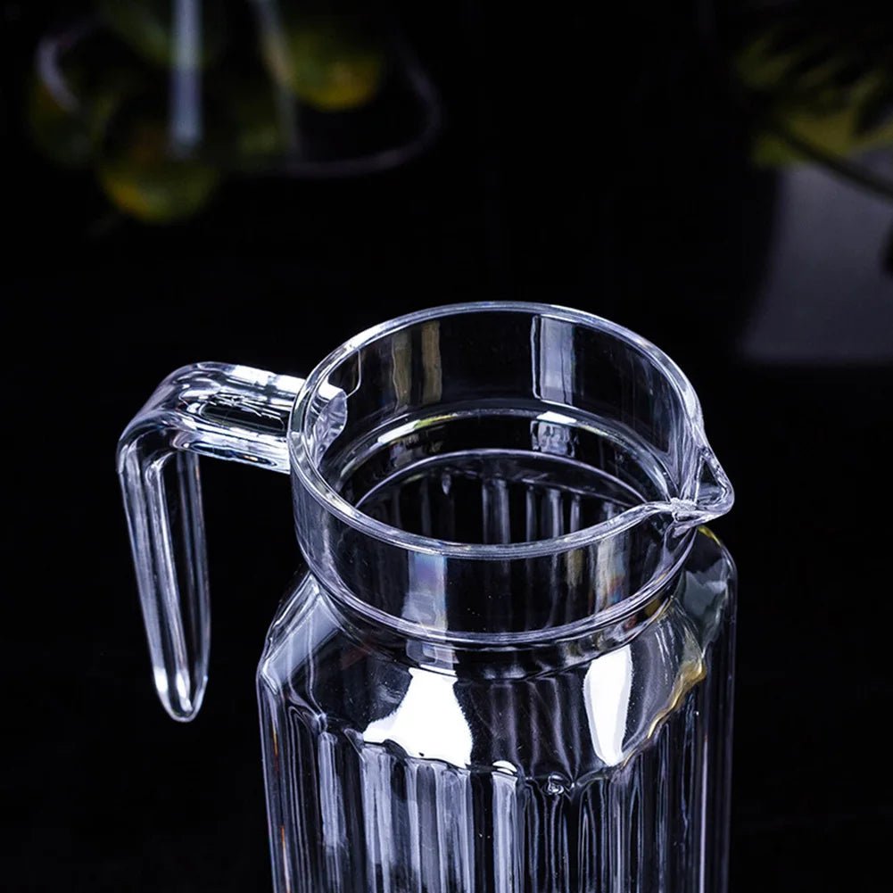 PUREPOUR – 1.1L Plastic Juice Pitcher with Easy-Grip Handle, Durable & Dishwasher Safe 3