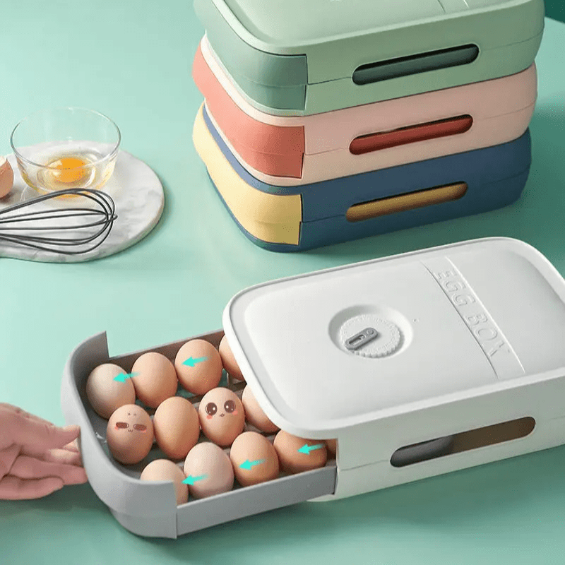  Fridgenest Egg Drawer-Practical fridge drawer for 18-20 eggs with a freshness indicator-4
