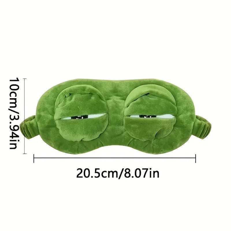 FROGSNOOZE – 3D frog sleep mask for relaxed sleep & travel 6
