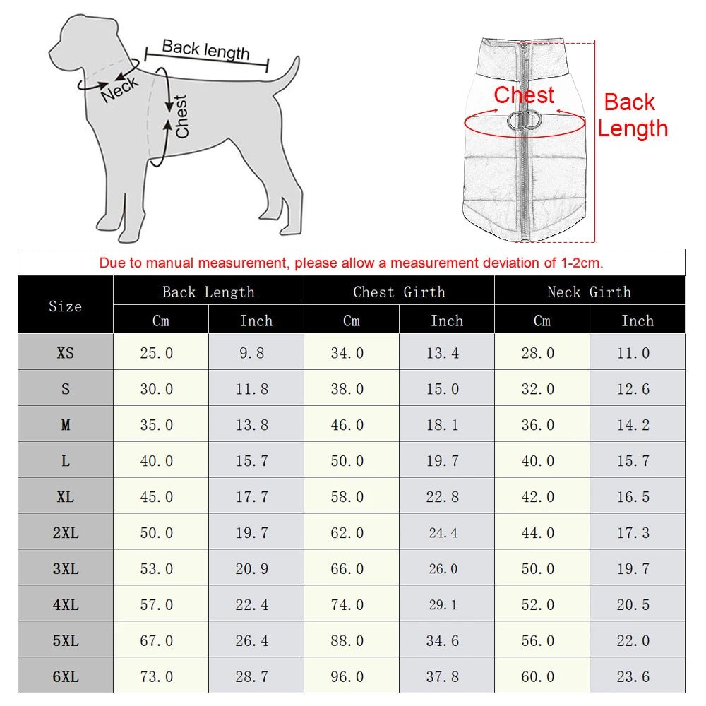 FrostPaw – Chaqueta de invierno para perros con protección y comodidad