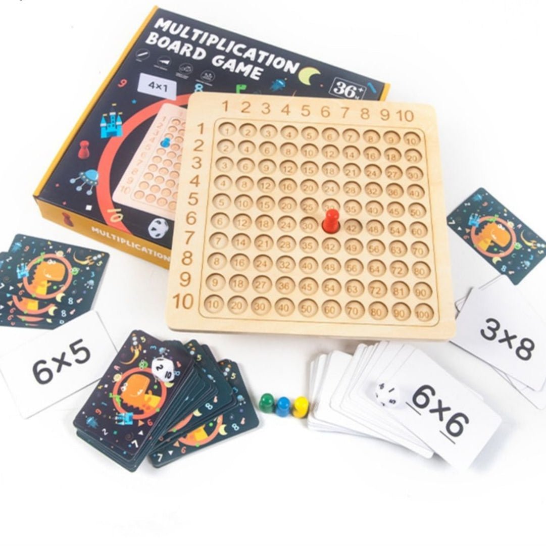 FunMath - Lustiges Lernspiel aus Holz zur Förderung mathematischer Fähigkeiten