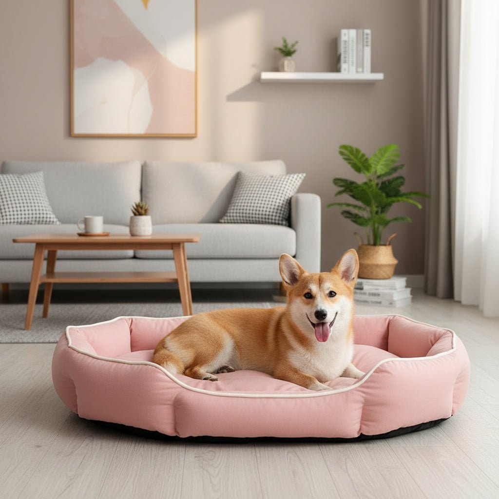 COZYPETFOLD – Soft Dog & Cat Bed with Supportive Warm Padding 0