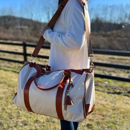 Garmentgo Travel BAG-foldable clothing protection bag made of PU leather for wrinkle-free travel with style 1